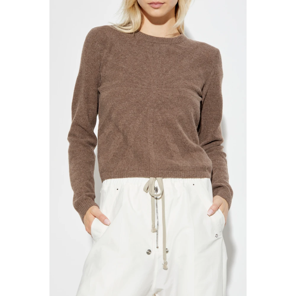 Rick Owens Bruine Trui Brown Unisex