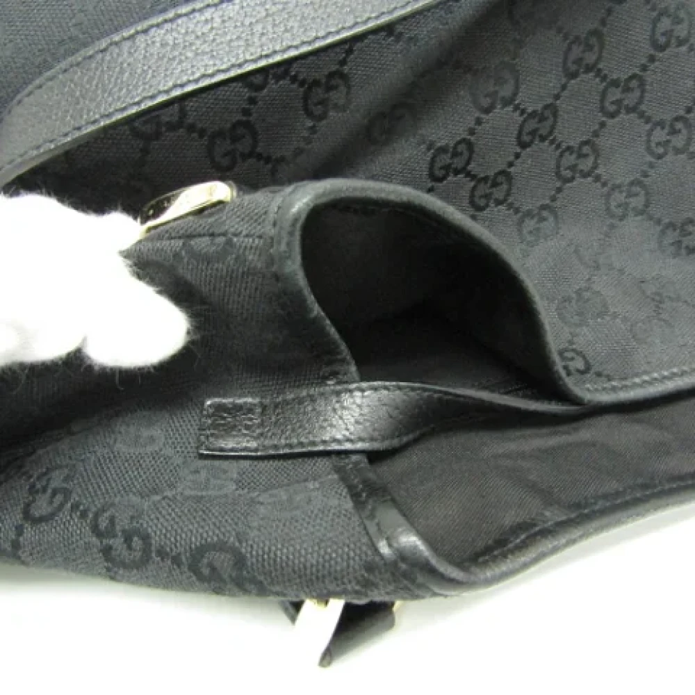Gucci Vintage Pre-owned Canvas totes Black Dames
