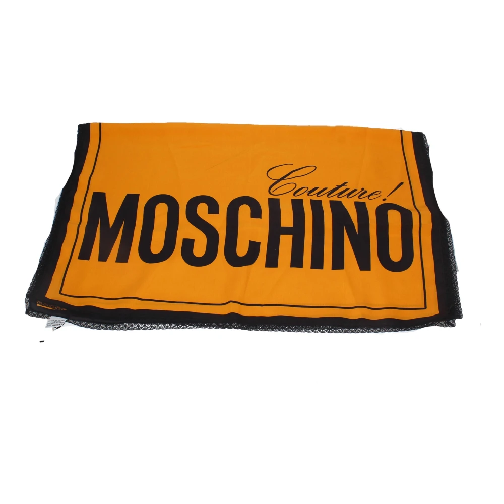 Moschino Sjaals Geel Yellow Dames