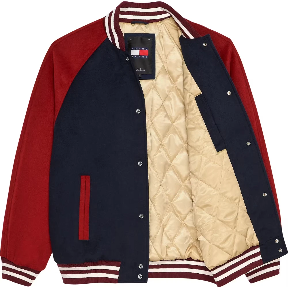 Tommy Jeans Color-Blocked Wolmix Bomberjack Multicolor Heren