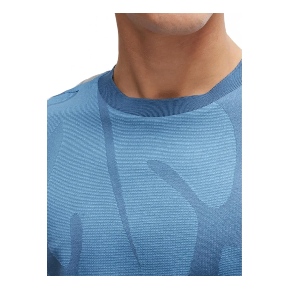 Hugo Boss Korte mouw T-shirts en Polos Blue Heren