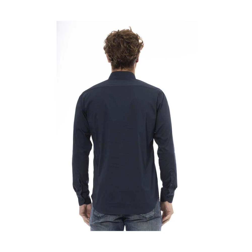 Baldinini Blauw Katoenen Overhemd voor Mannen Blue Heren