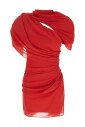 robe-rouge-a-volants-avec-decoupe