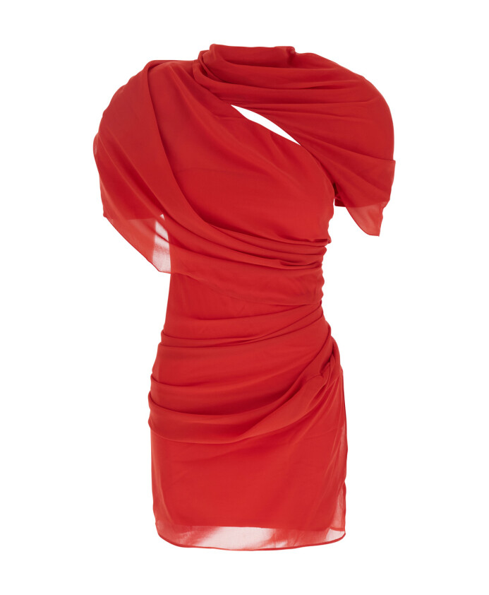 robe-rouge-a-volants-avec-decoupe