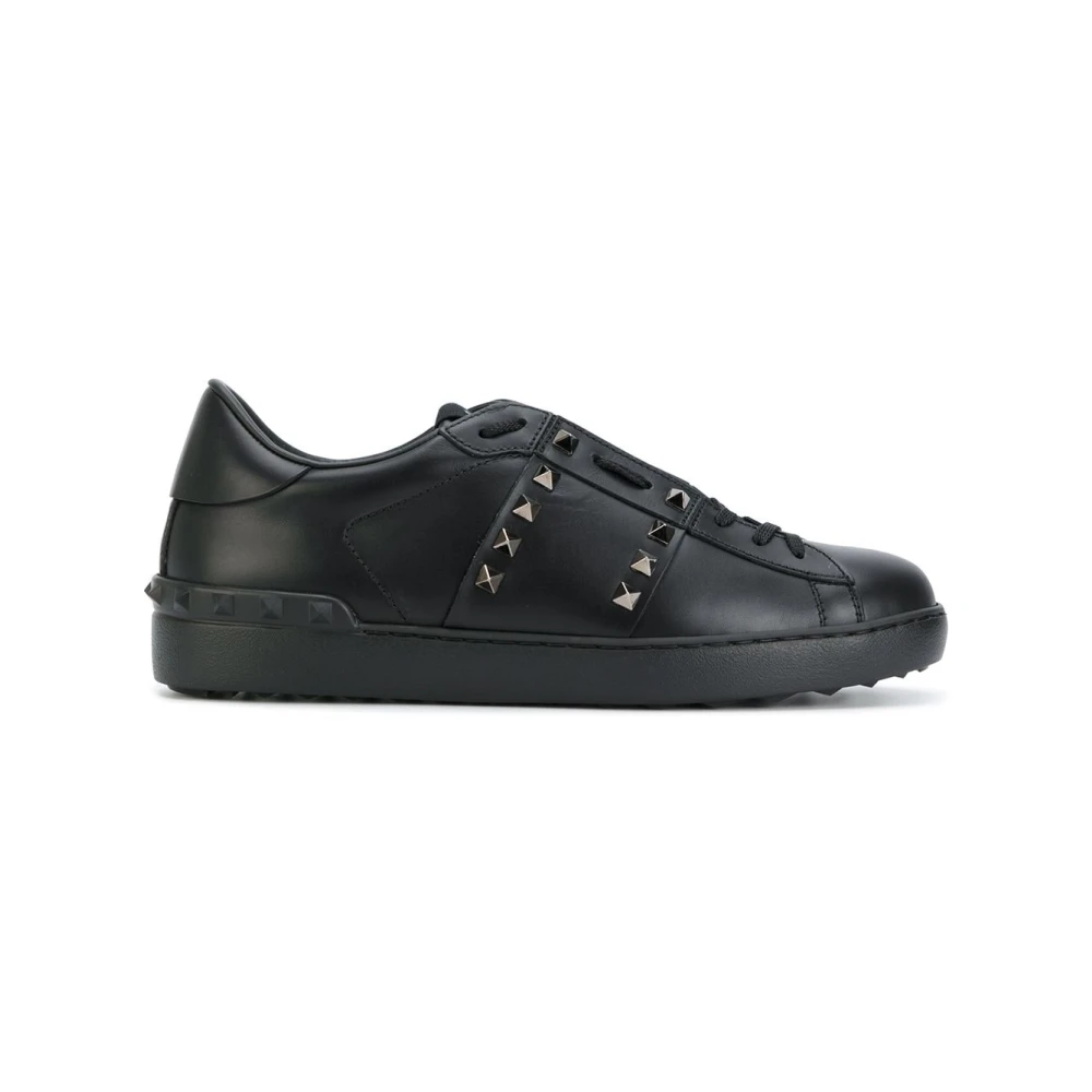 Valentino Garavani Zwarte Rockstud Untitled Sneakers Black Heren