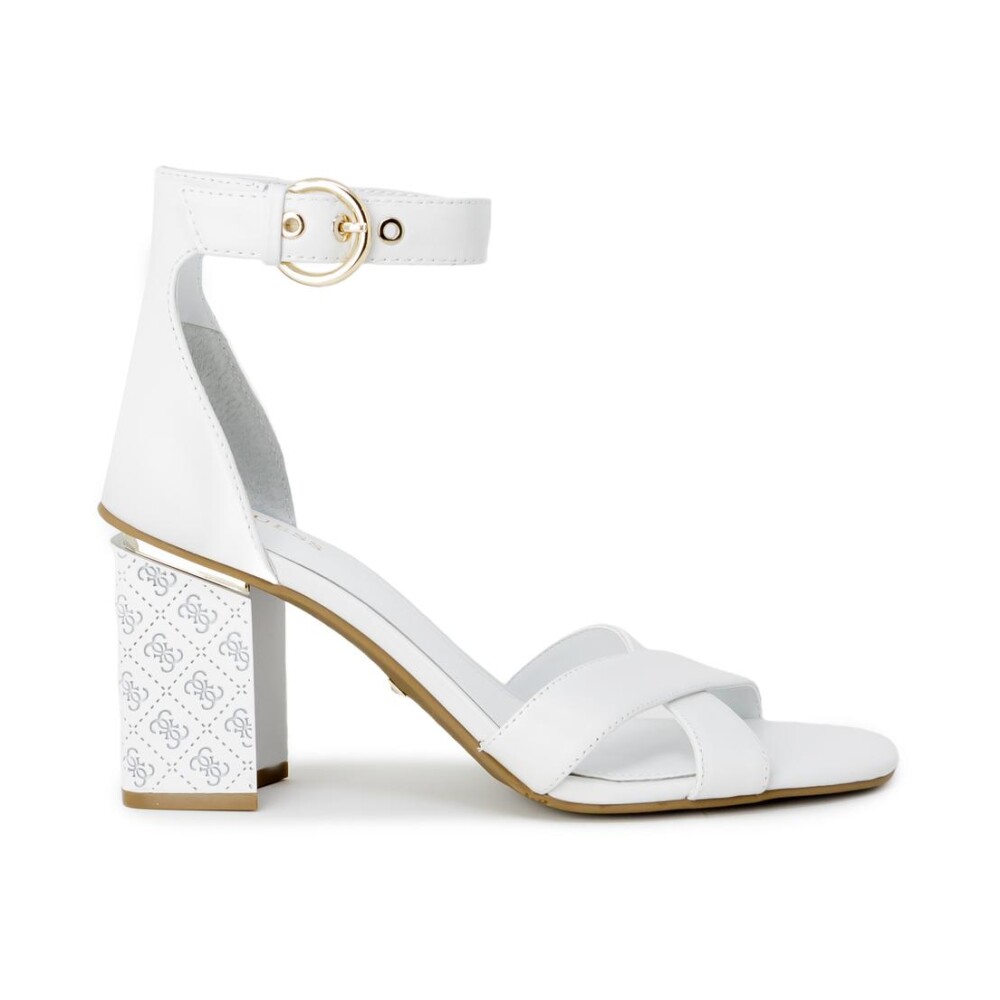 Guess block hot sale heel sandals