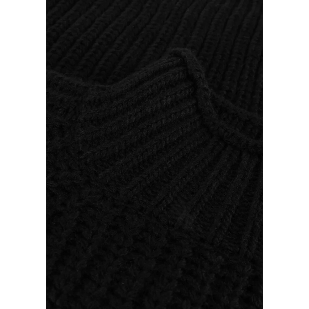 Notre-v Dames Truien & vesten Heavy Knit Top Black Dames