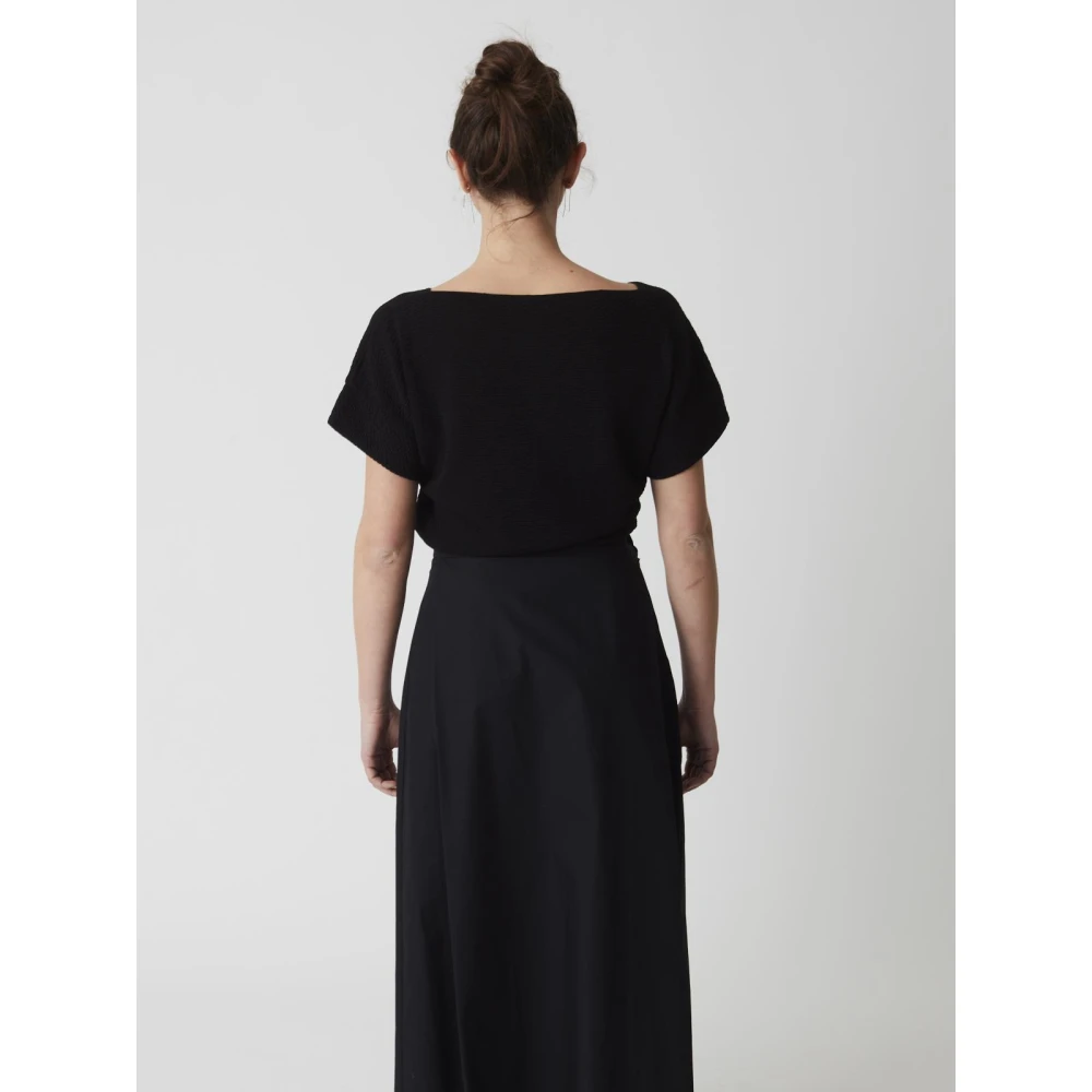 Alpha Studio Dames Crew Neck TShirt Black Dames