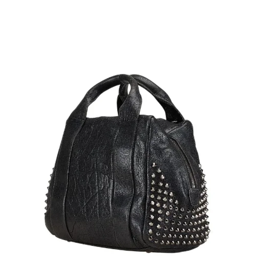 MCM Pre-owned Leather handbags Black Dames