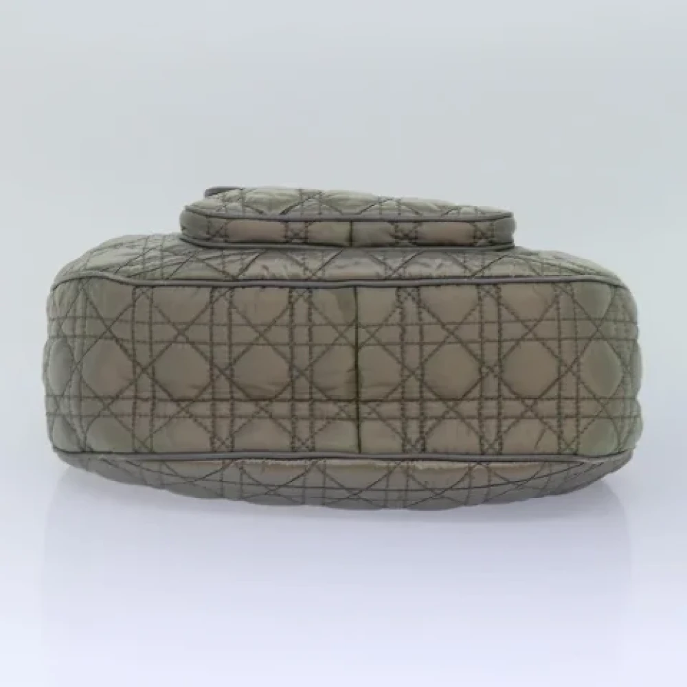 Dior Vintage Pre-owned Nylon handbags Gray Dames