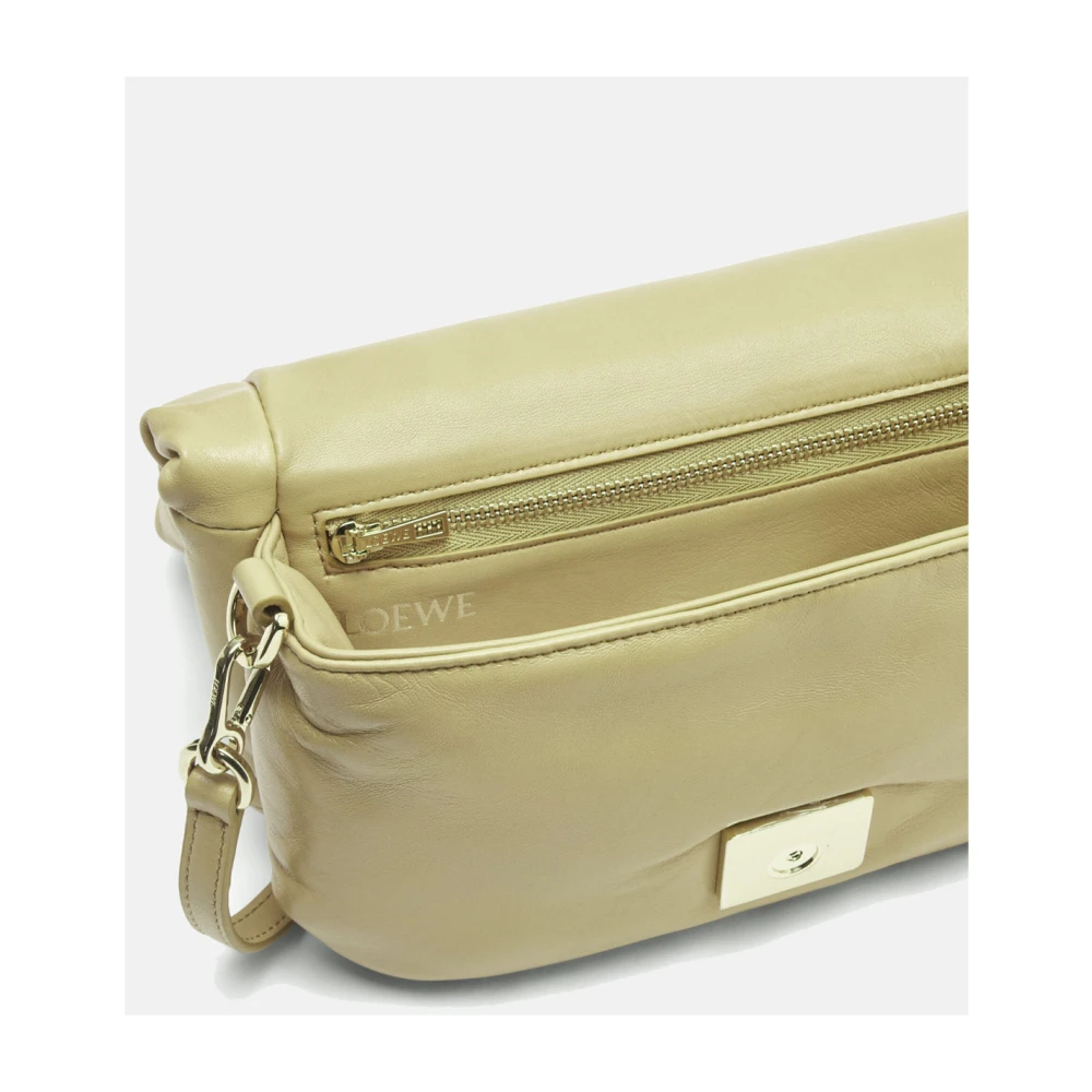 Loewe Puffer Mini Piel Groen Klei Green Dames