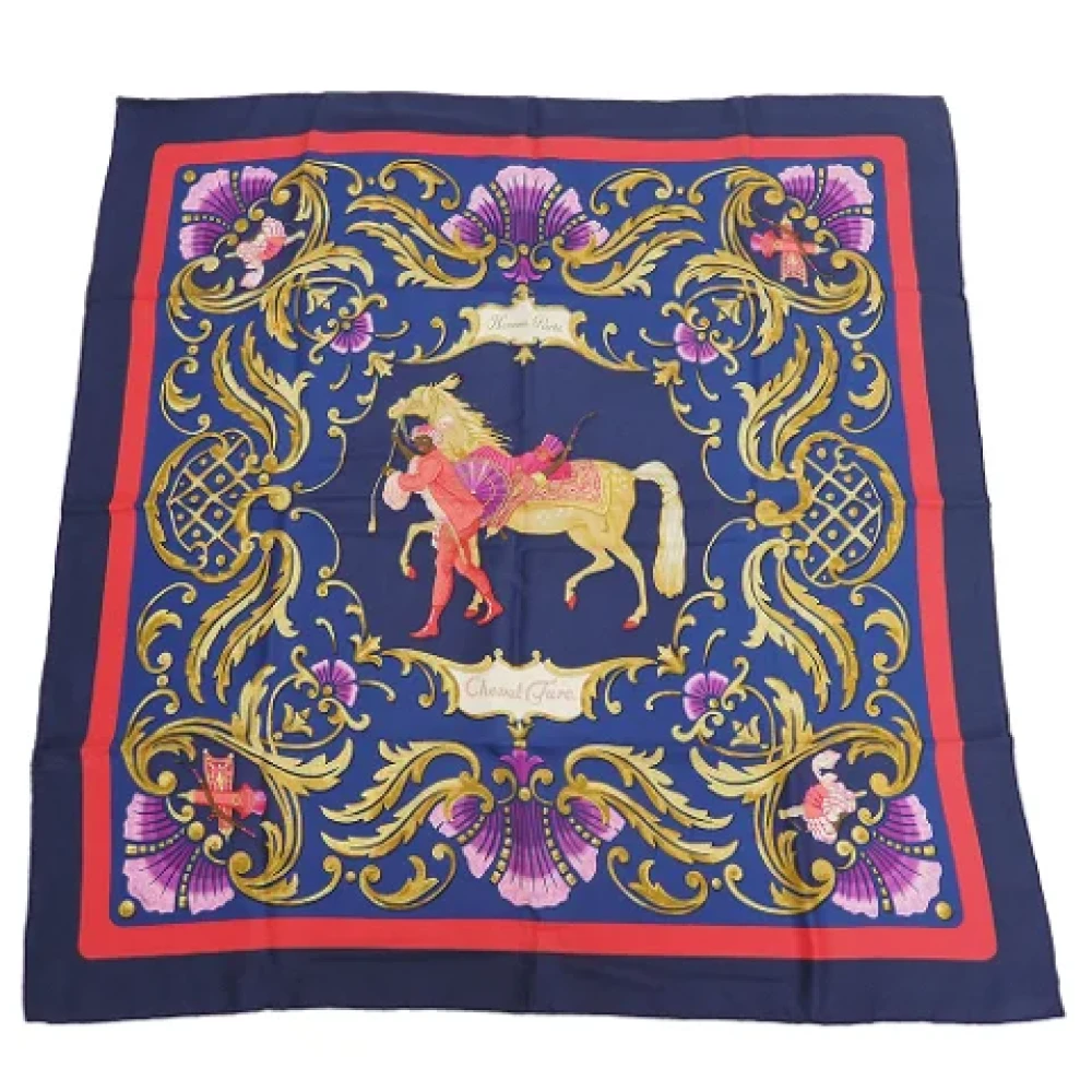 Pre-owned > Pre-owned Accessories > Pre-owned Scarves - - Hermès Vintage - Modalova