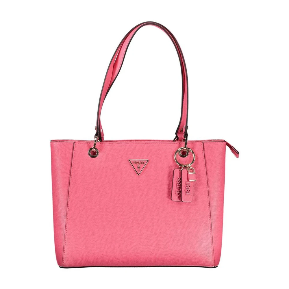 Guess Roze schoudertas met meerdere vakken Pink Dames