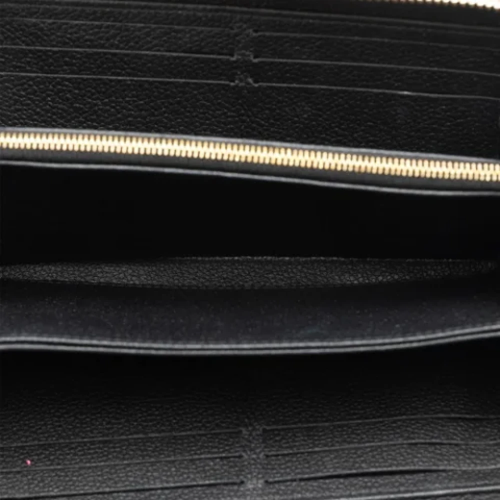 Louis Vuitton Vintage Pre-owned Leather wallets Beige Dames