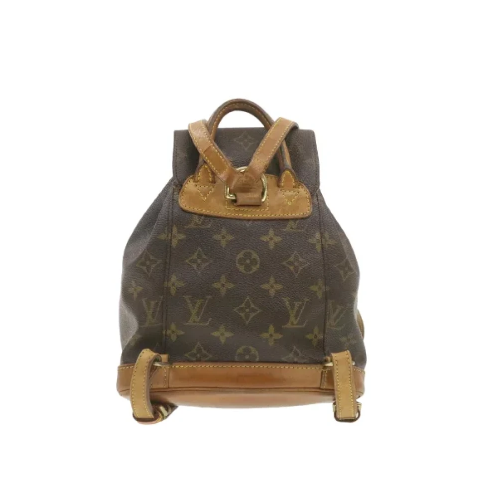 Louis Vuitton Vintage Pre-owned Canvas backpacks Brown Dames