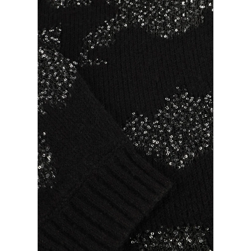 Object Zwarte Gebreide Vest voor Vrouwen Black Dames