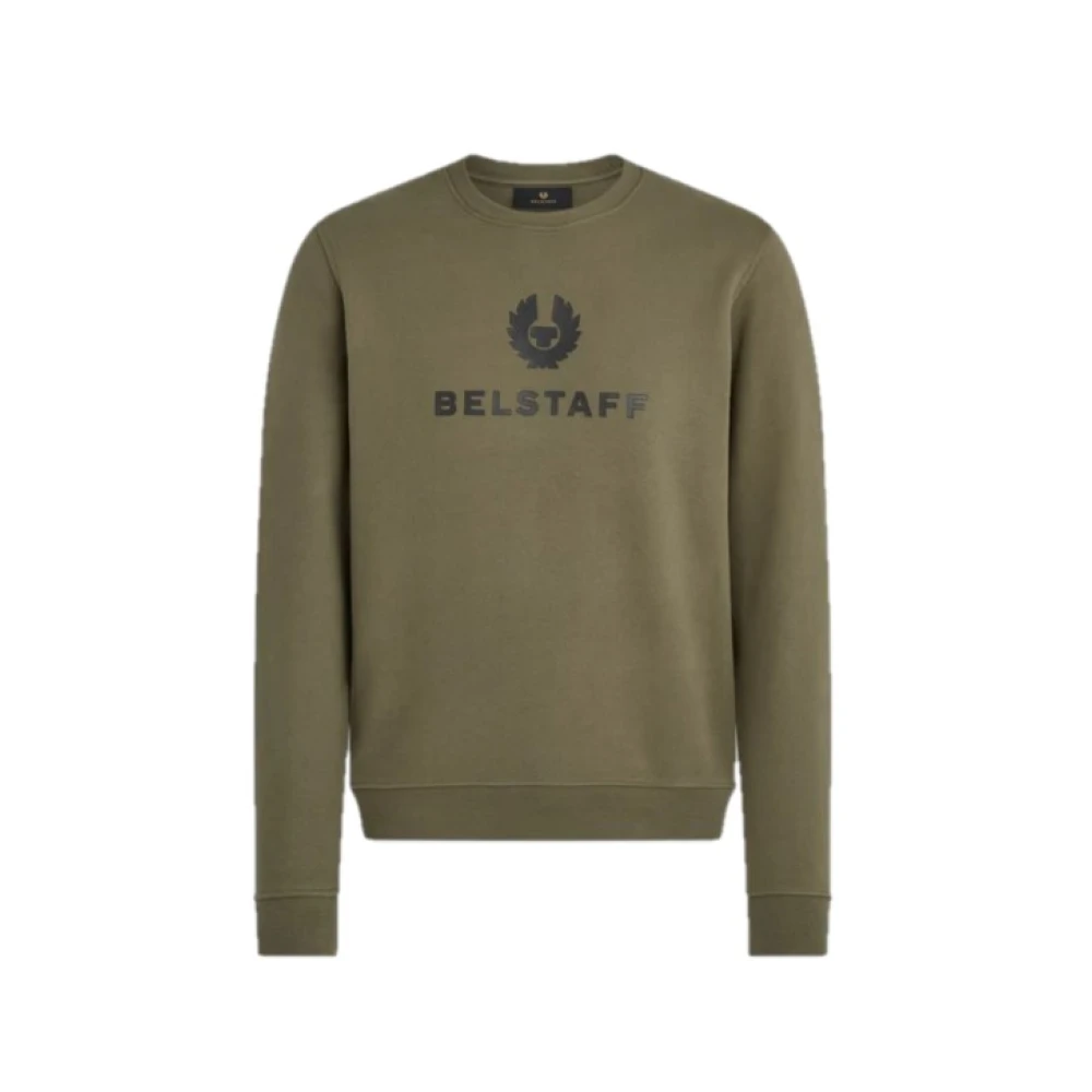 Belstaff Signature Crewneck Sweatshirt Green Heren