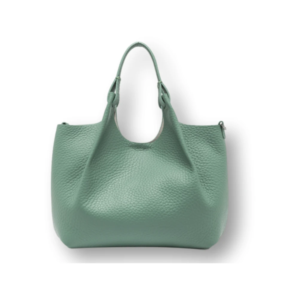 Gianni Chiarini Schoudertas van Maxi-Grain Leer Blue Dames