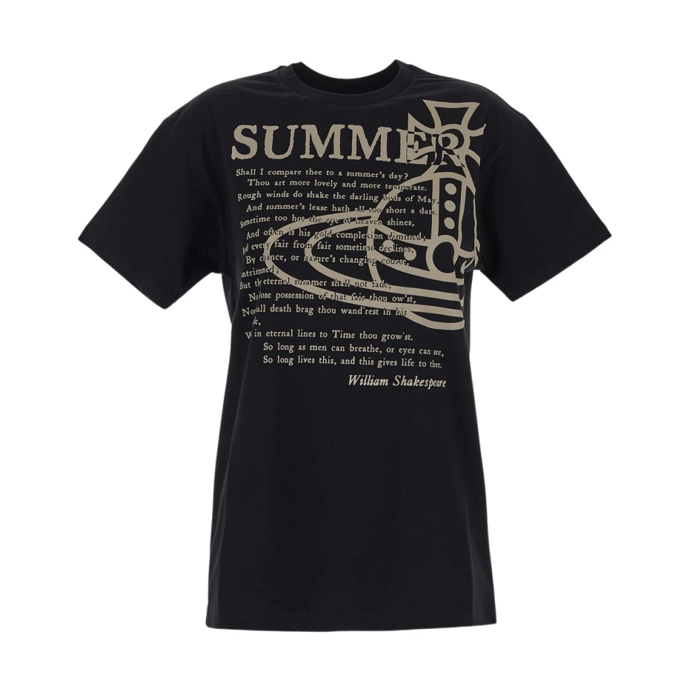 Vivienne Westwood Bedrukt T-shirt Black