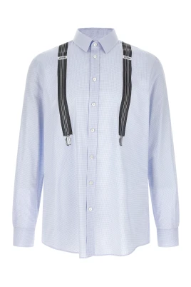 Printed Cotton Vichy Shirt