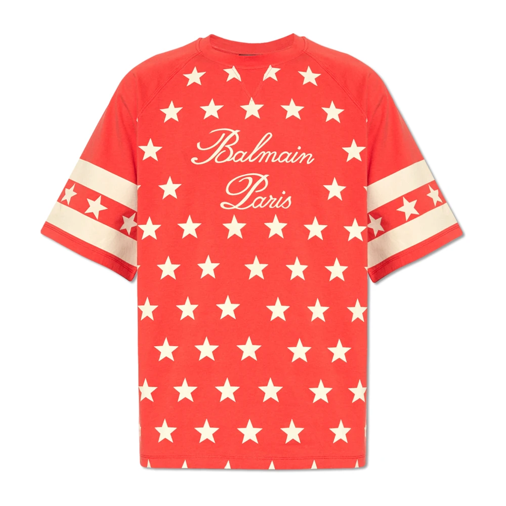 Balmain - Tops > T-Shirts - Red - Balmain - Modalova