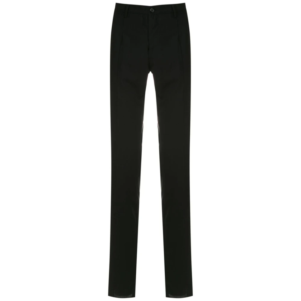 Dolce & Gabbana Luxe zwarte wollen pantalon Black Heren