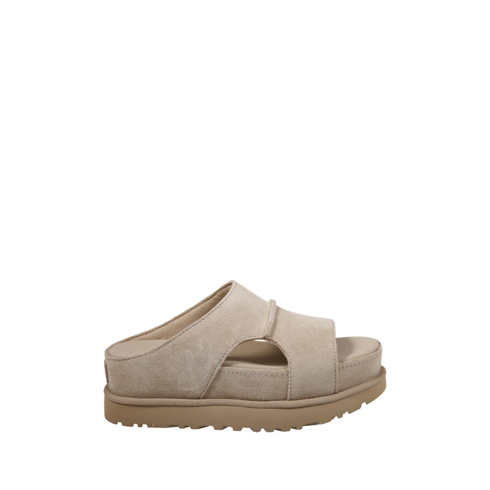 Ugg Women's Gray Sliders, 7 Uk, Goldenstar Hi Cutout Slide