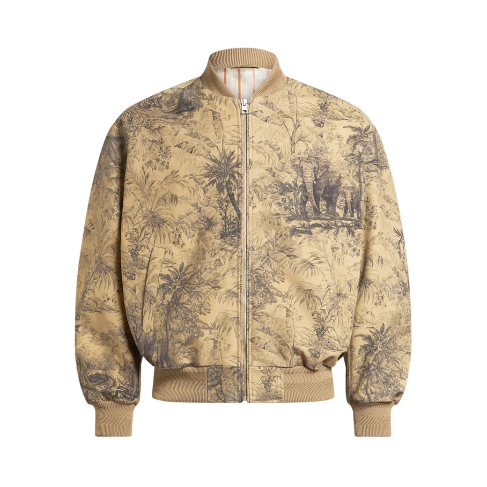ETRO Beige Ritssluiting Geribbelde Buitenkleding Beige Heren