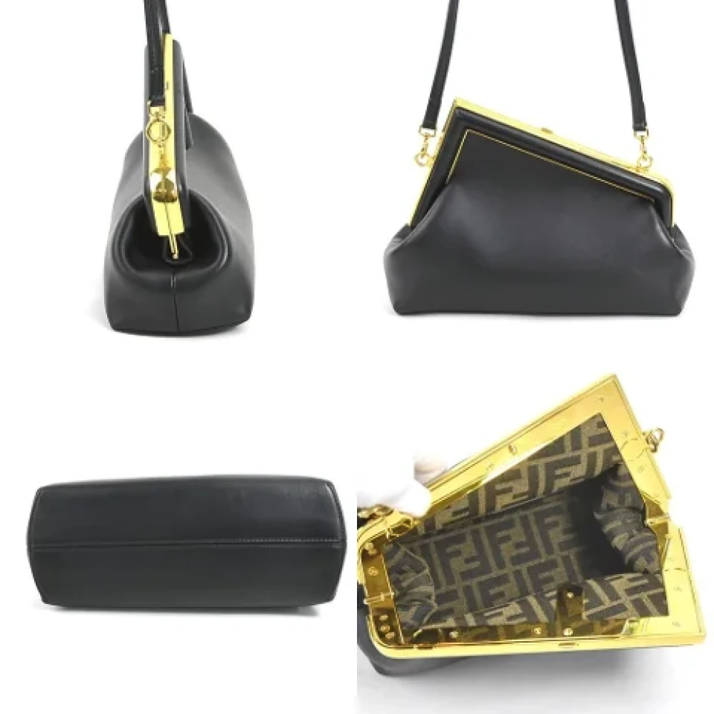 Fendi Vintage Pre-owned Fabric fendi-bags Black Dames