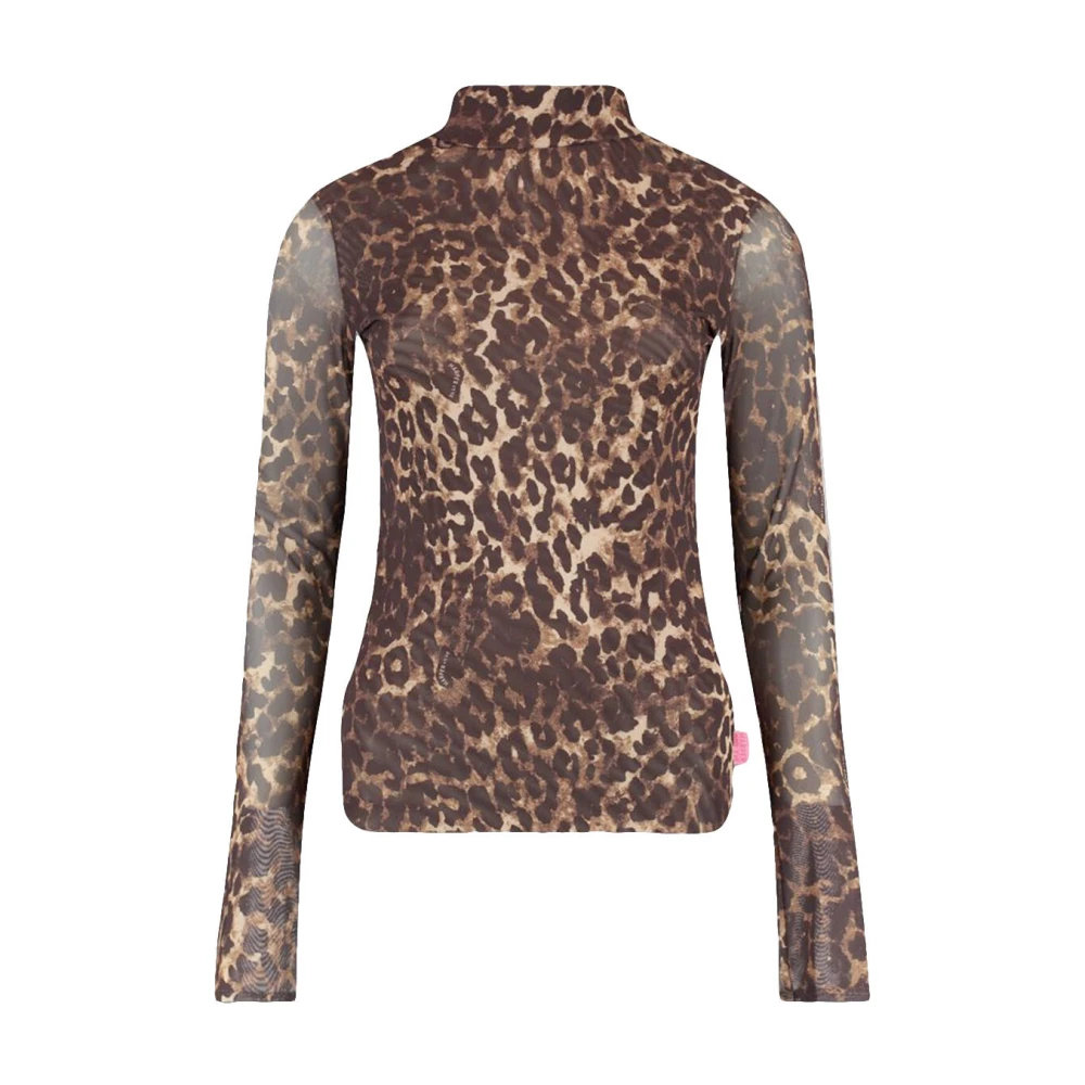Harper & Yve Lange mouw top Jane-Ls Brown Dames