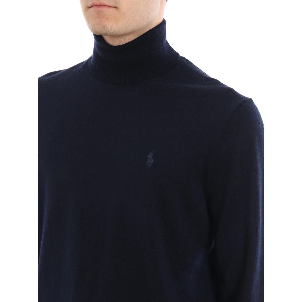 Ralph Lauren Dolcevita Merinos Sottile Blue Heren