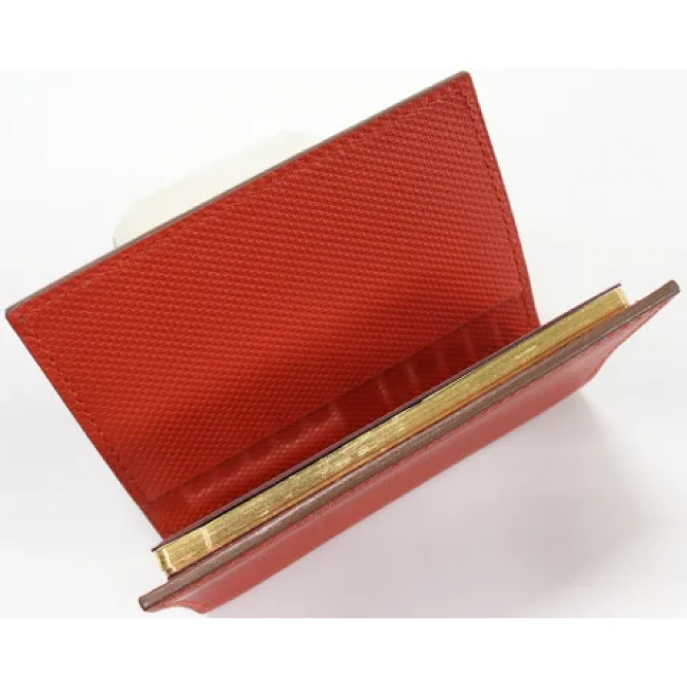 Hermès Vintage Pre-owned Fabric home-office Red Dames