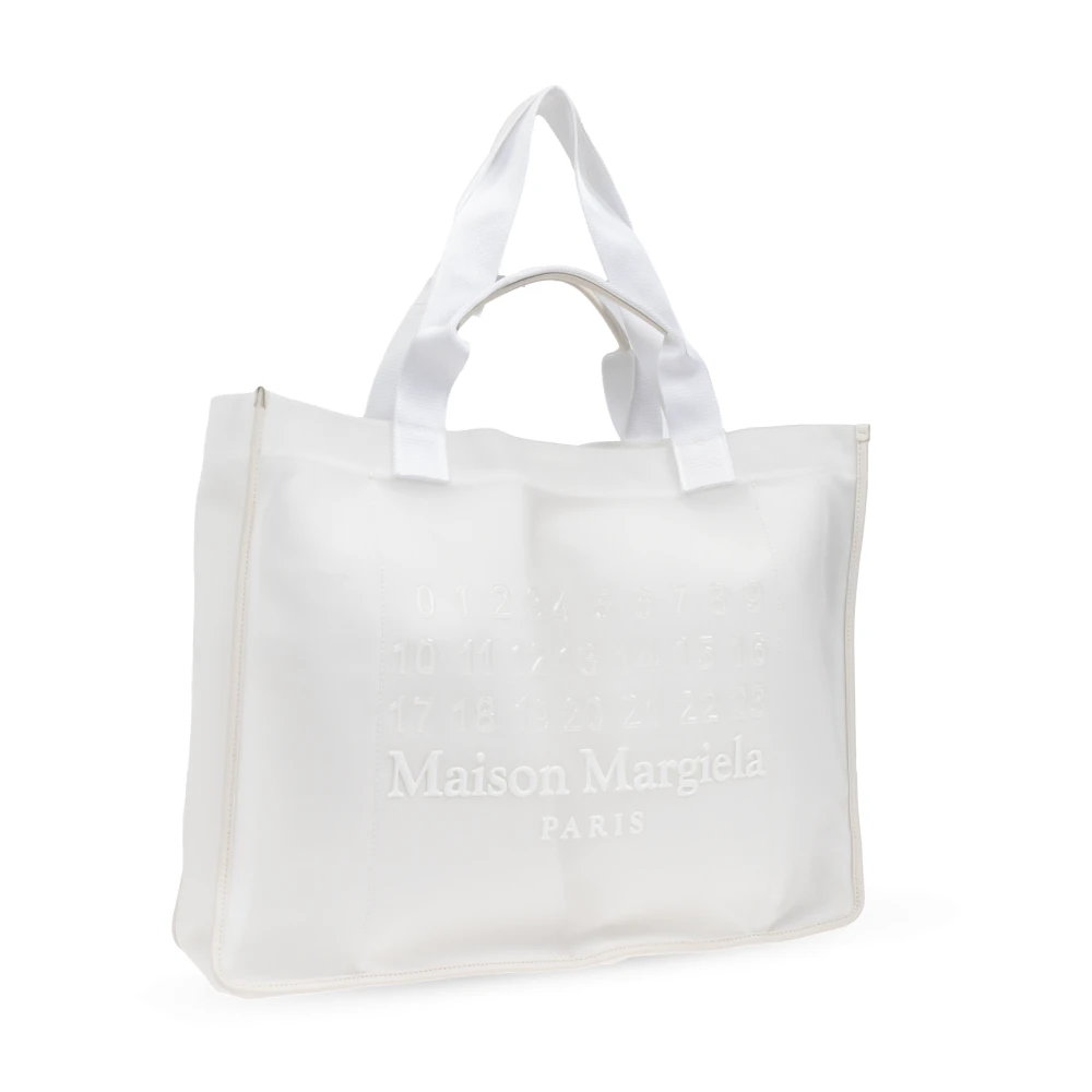 Maison Margiela Grote tas in shopperstijl White Unisex