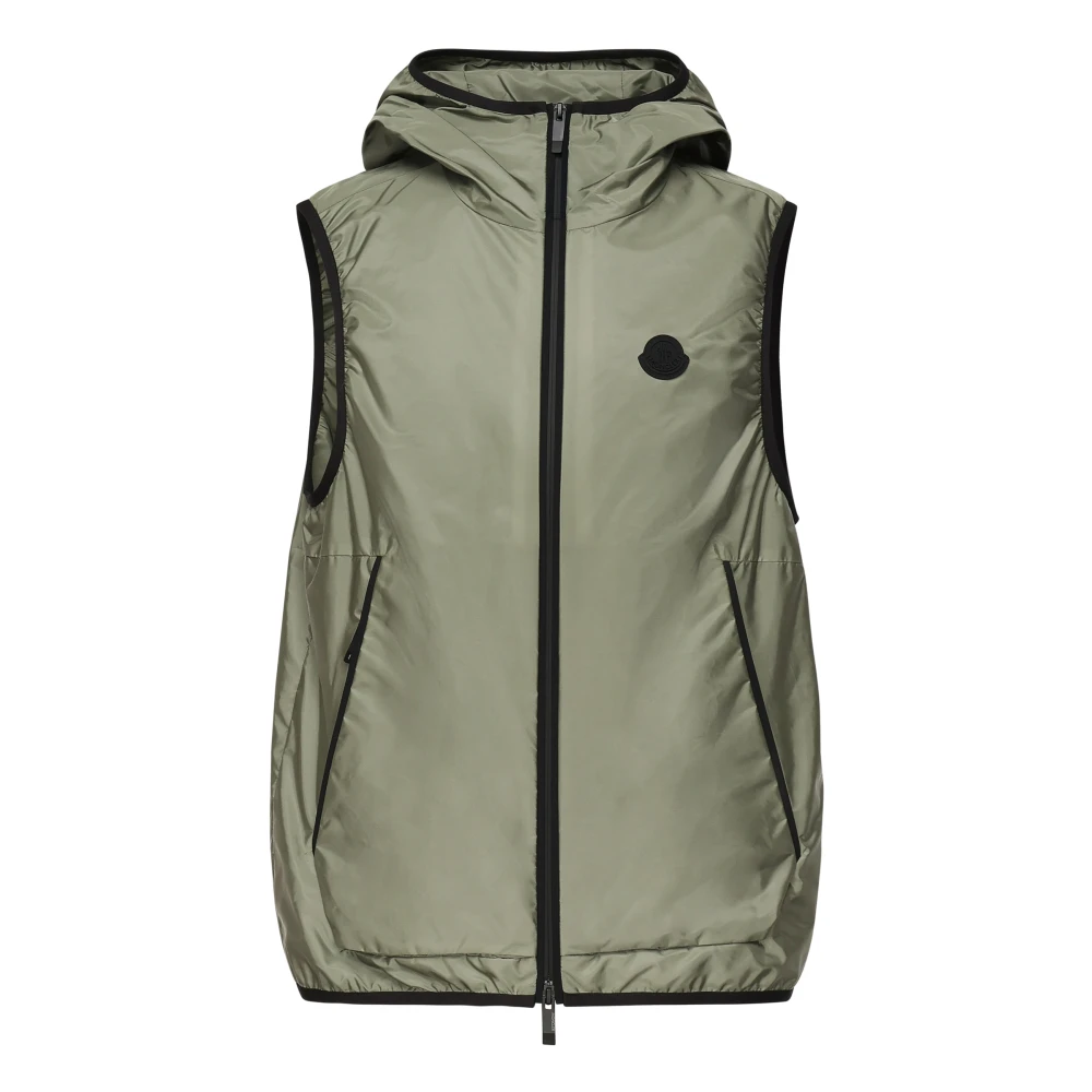 Moncler - Jackets > Vests - Green - Moncler - Modalova
