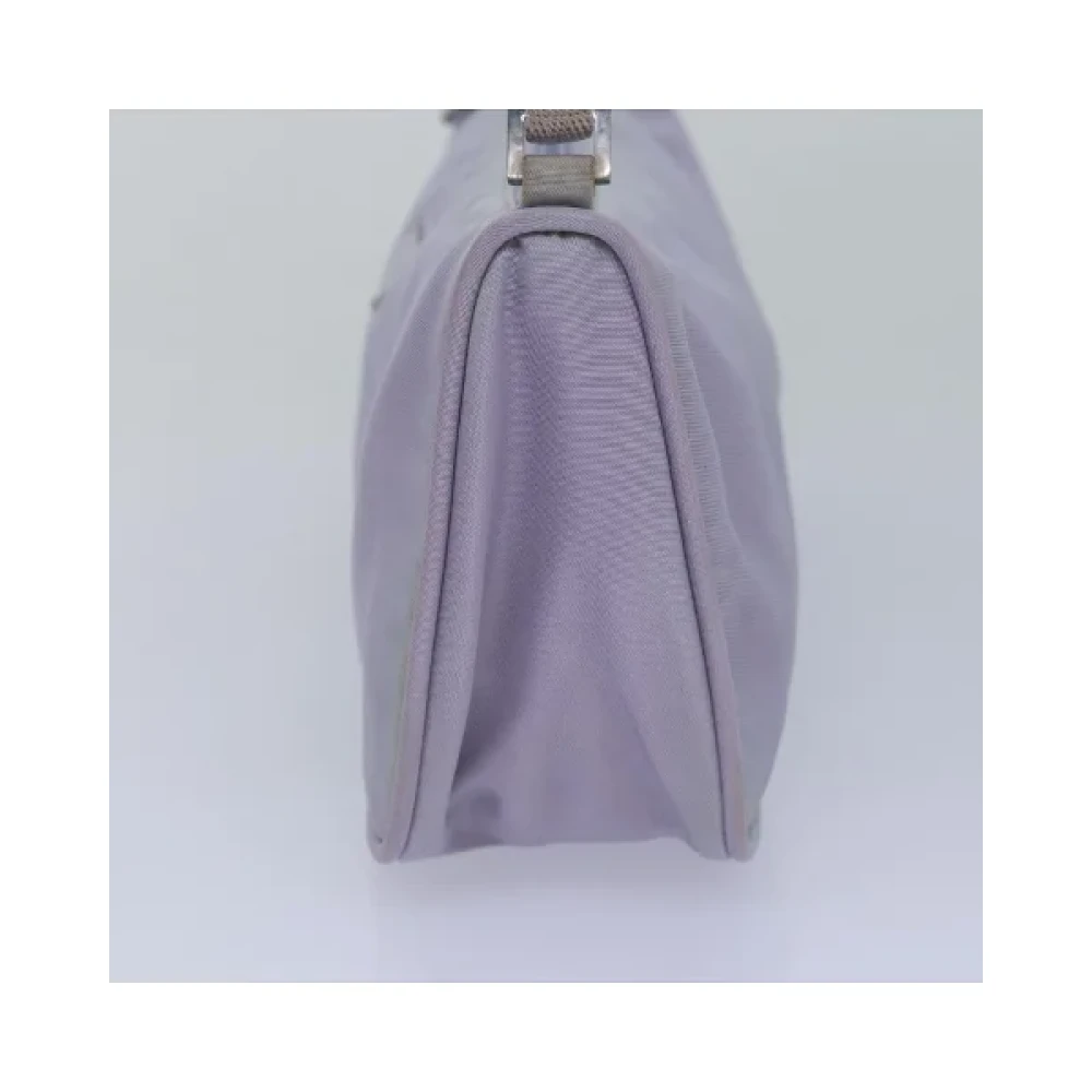 Prada Vintage Pre-owned Nylon handbags Purple Dames