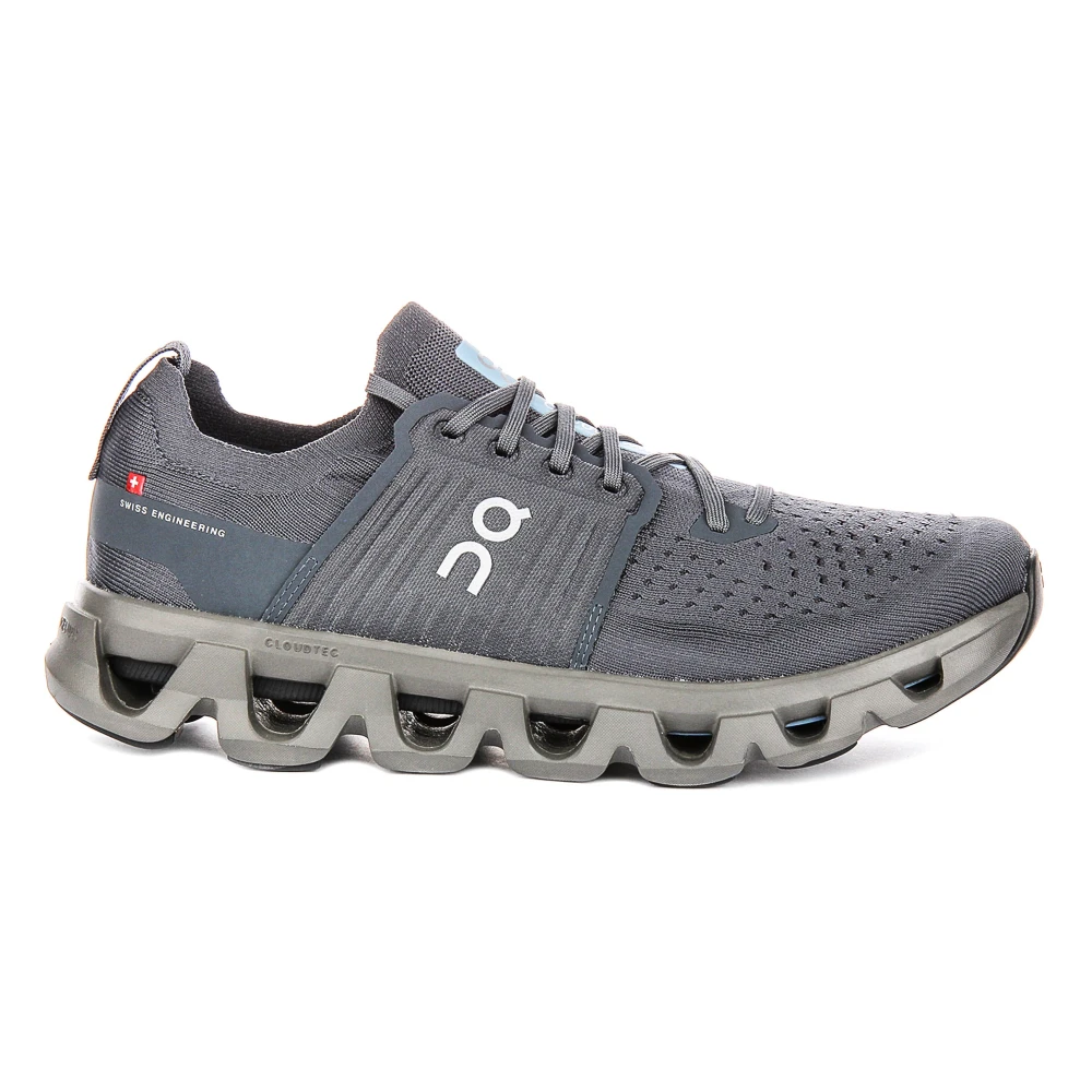 On Running Men's Gray Running Shoes, 9 Uk, Cloudswift 4