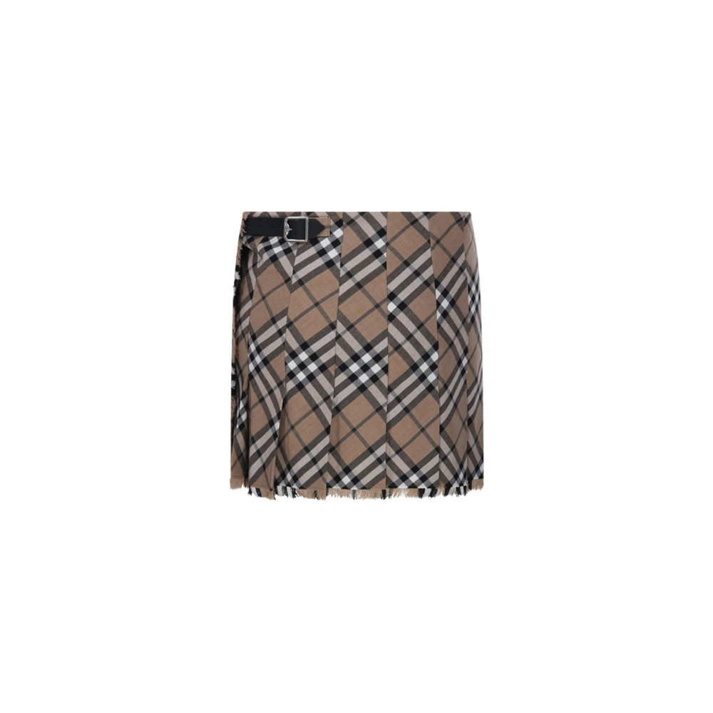 Burberry Linden Ruit Rok Multicolor Dames