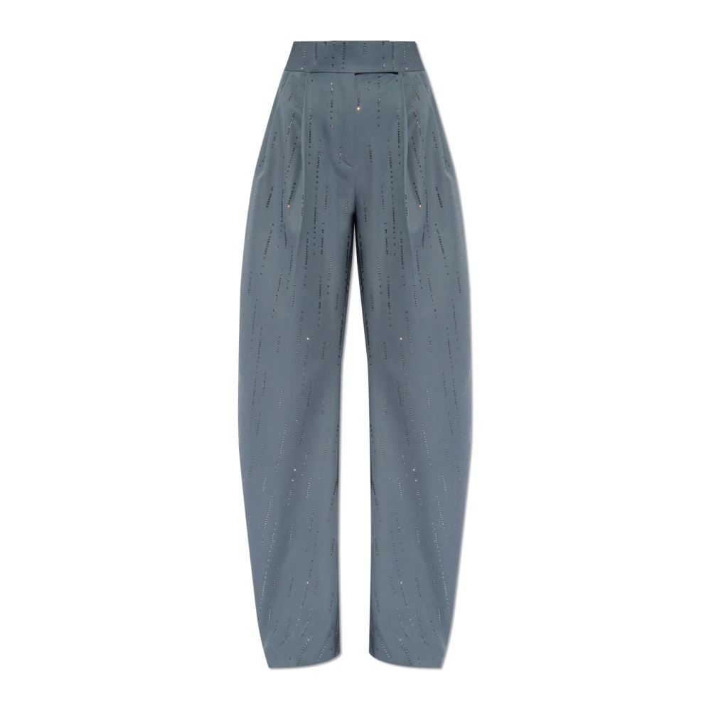 The Attico Broek met applicaties Gray Dames