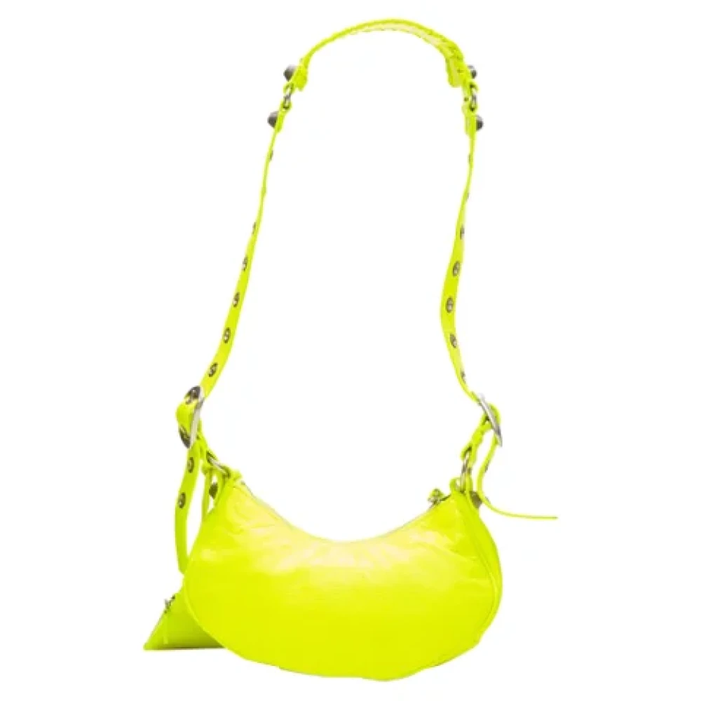 Balenciaga Vintage Pre-owned Leather balenciaga-bags Yellow Dames