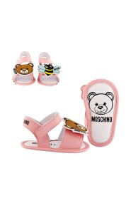 Moschino Baby Bear &  Bijen sandalen 74252 roze/wit