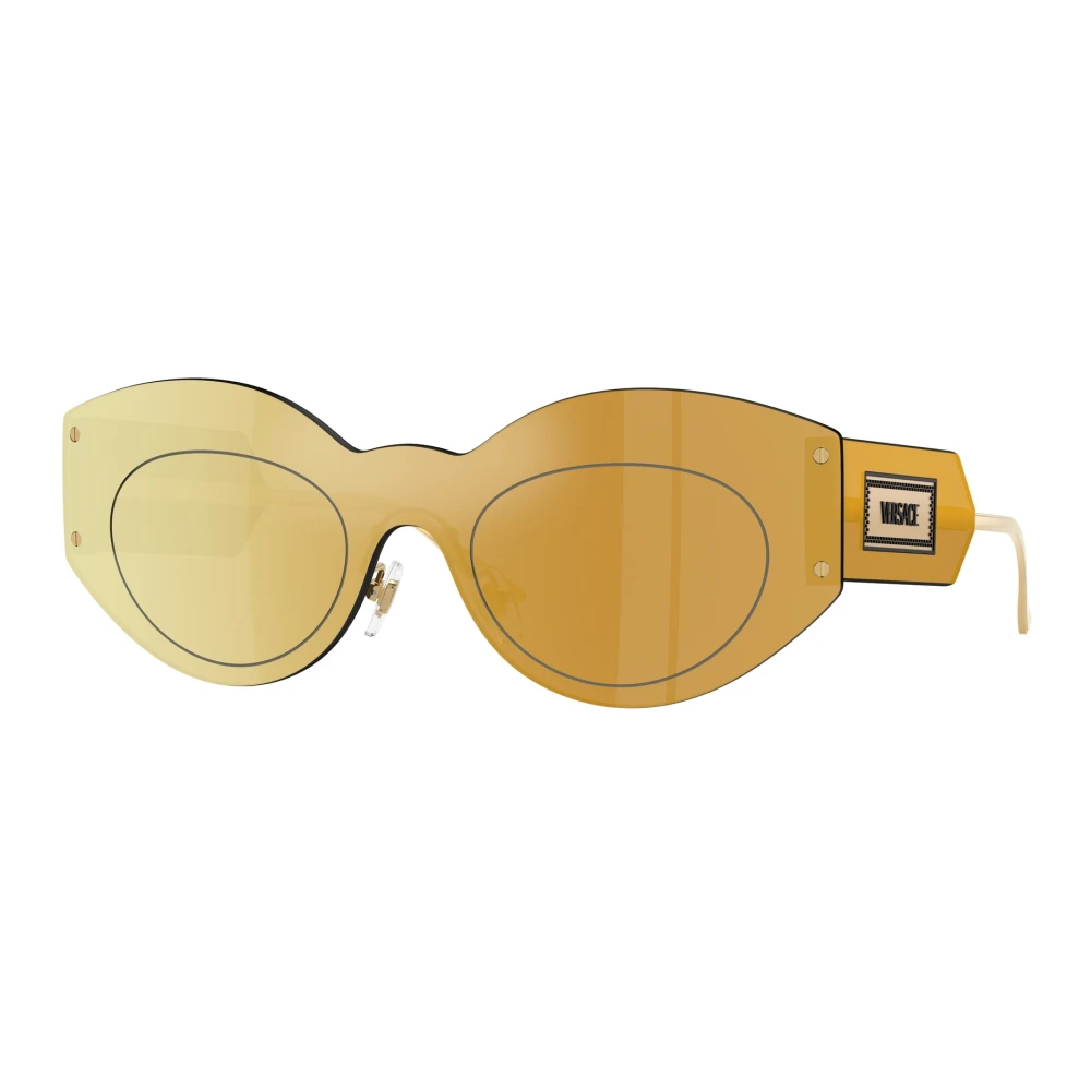 Versace Women's Brown Sunglasses, 44 Mm, Stylish Sunglasses In Black Shade