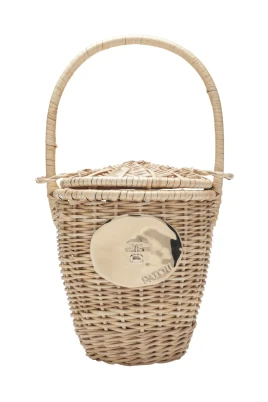 Wicker Bucket Bag