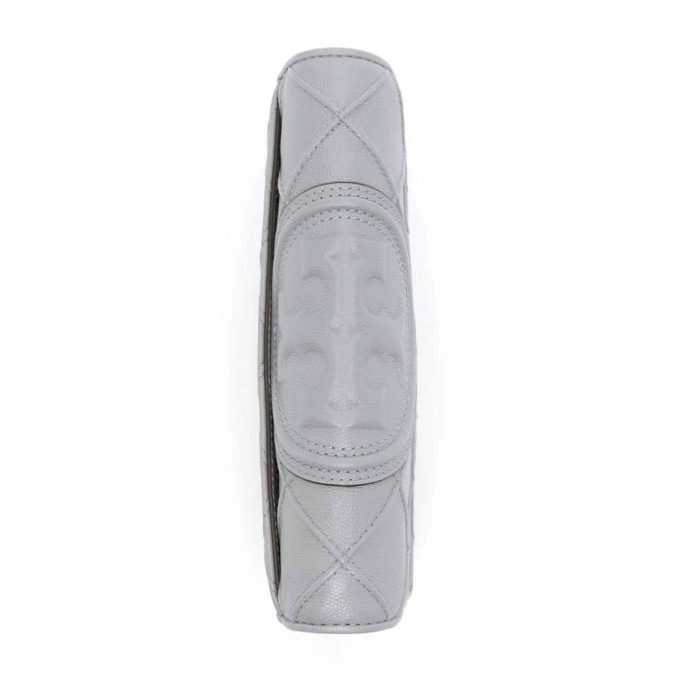 TORY BURCH Schoudertas met Diamantpatroon in Grijs Gray Dames