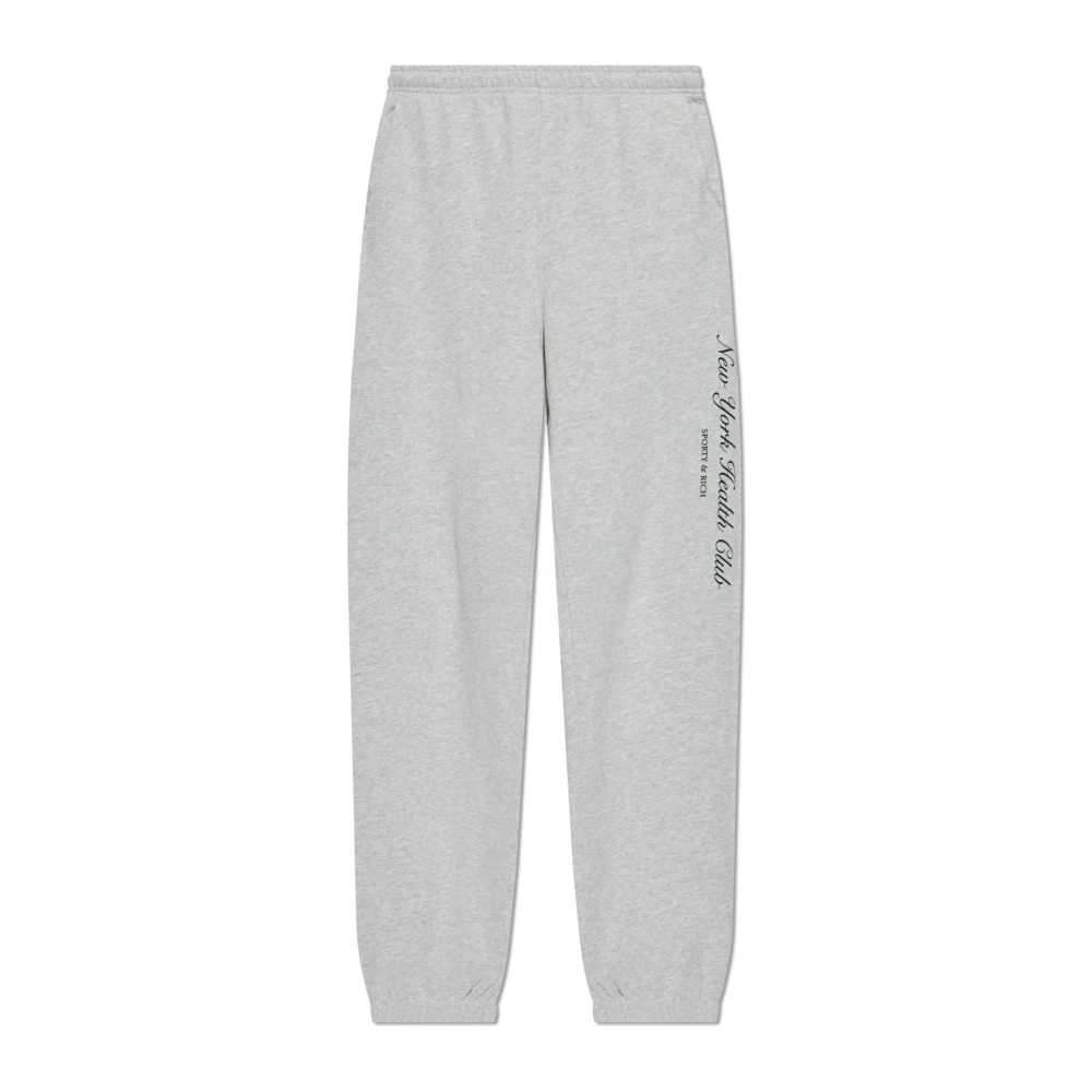 Sporty & Rich Sweatpants uit de New York collectie Gray Unisex