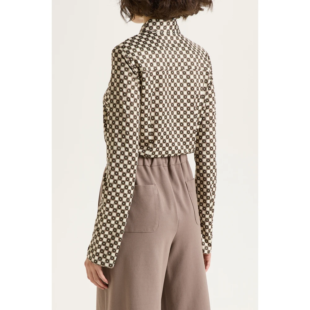 Maliparmi Micro Maze Shirt Gray Dames