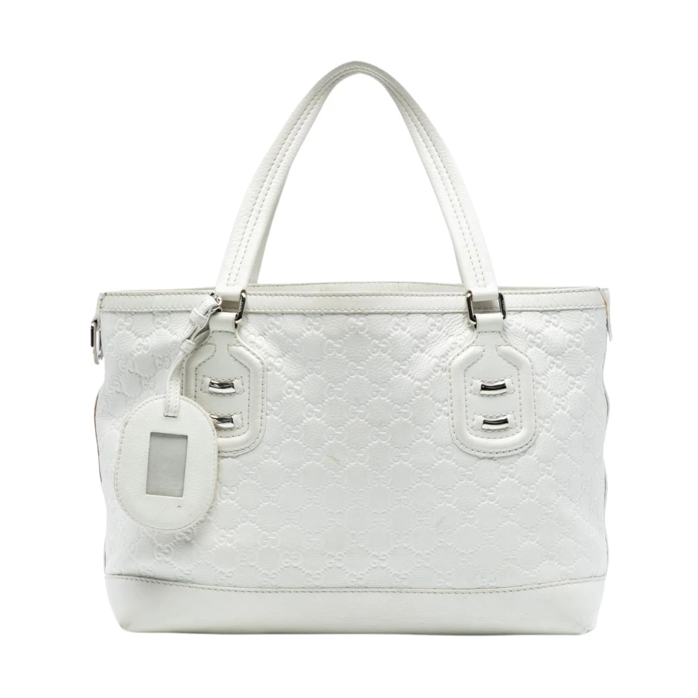 Gucci Vintage Donna Bianco Pre-Owned, Taglia Unica, Used,