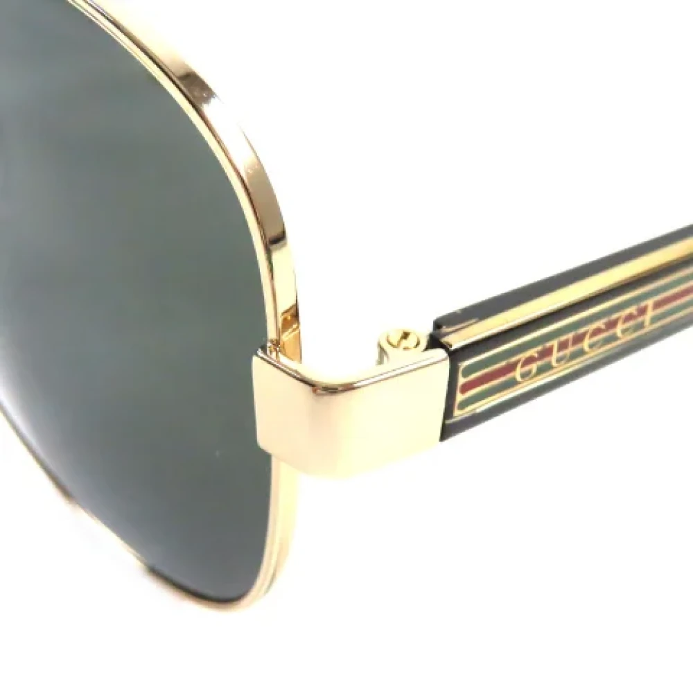 Gucci Vintage Pre-owned Fabric sunglasses Yellow Heren