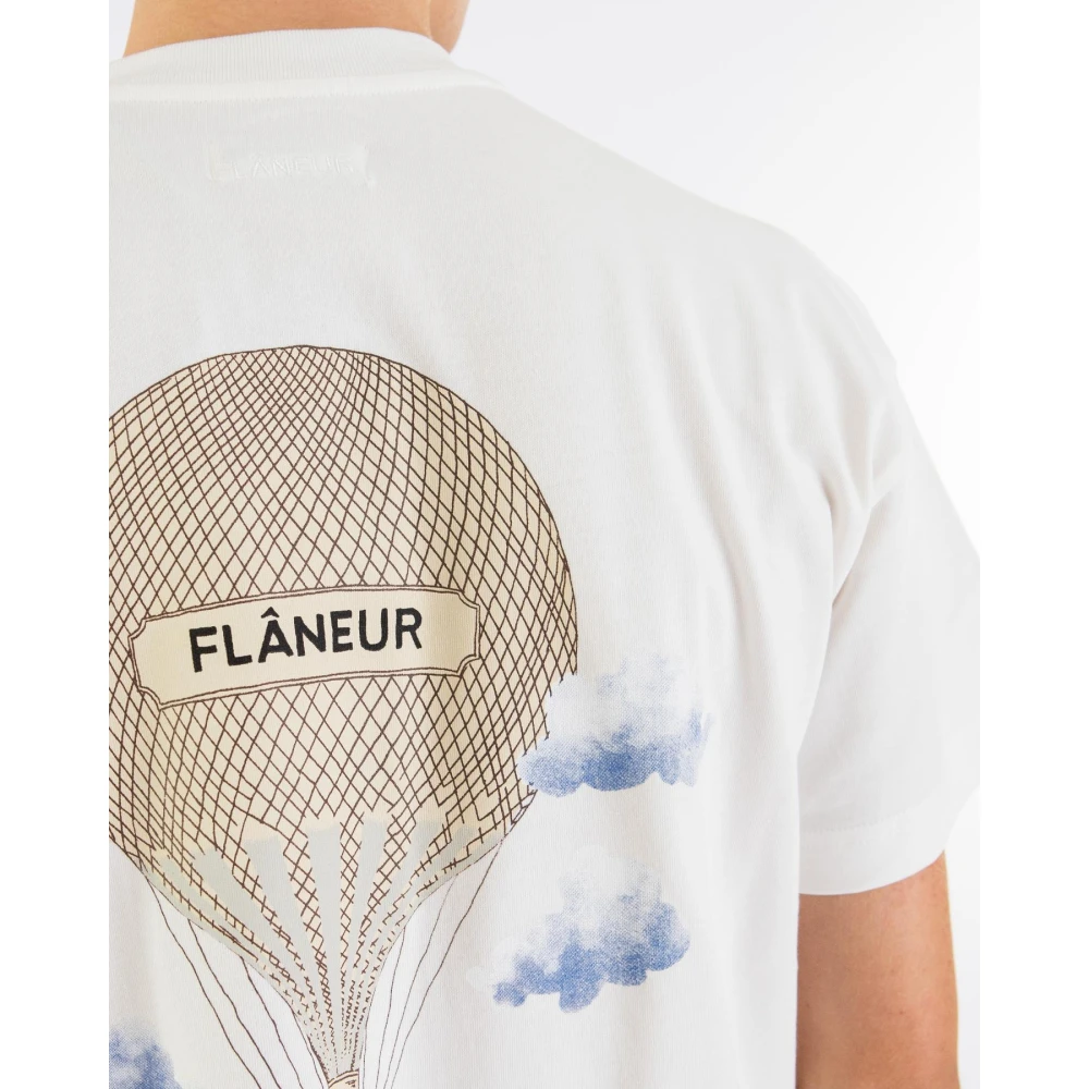 Flâneur Aéronautique White T-Shirt White Heren
