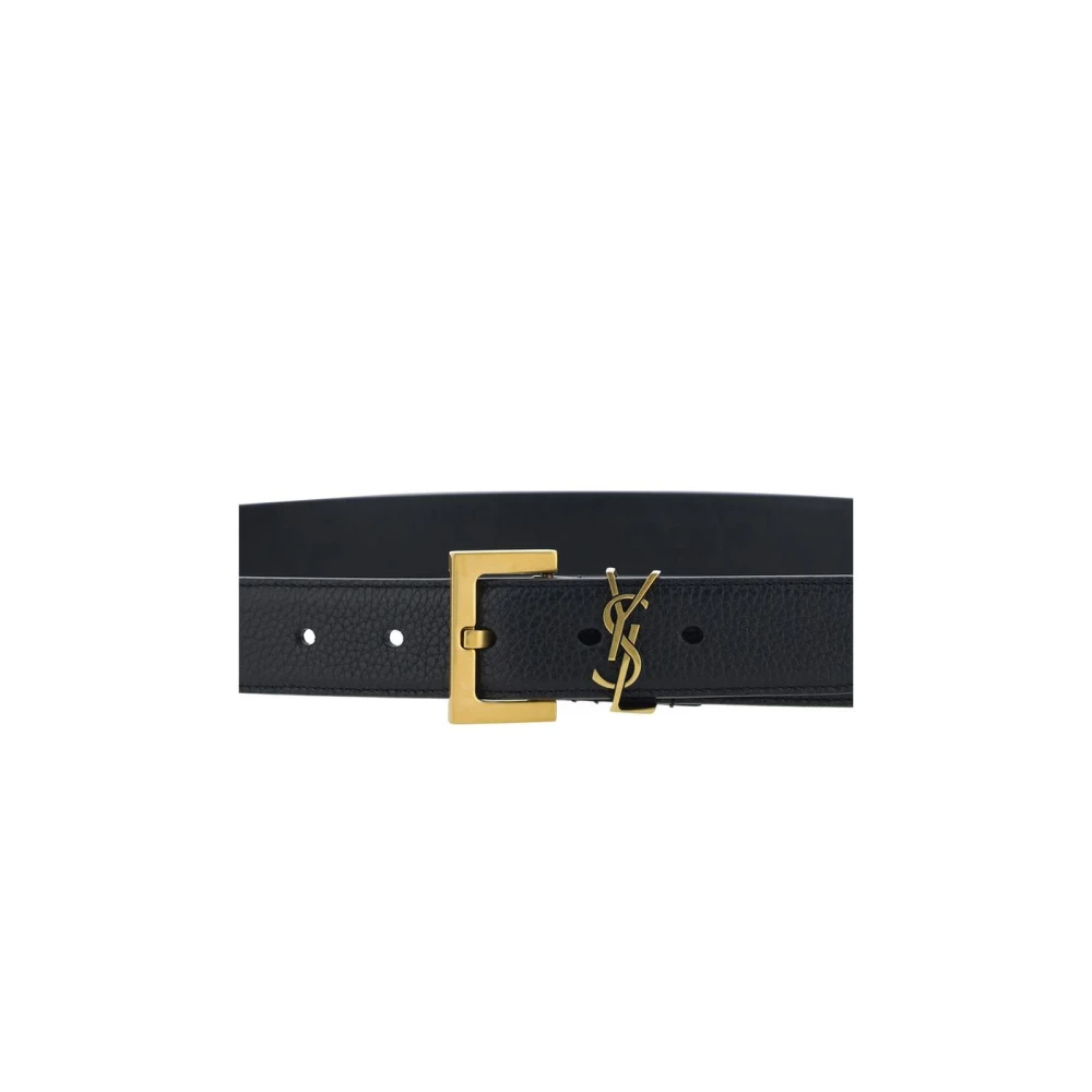 Saint Laurent Milo Riem Black Heren