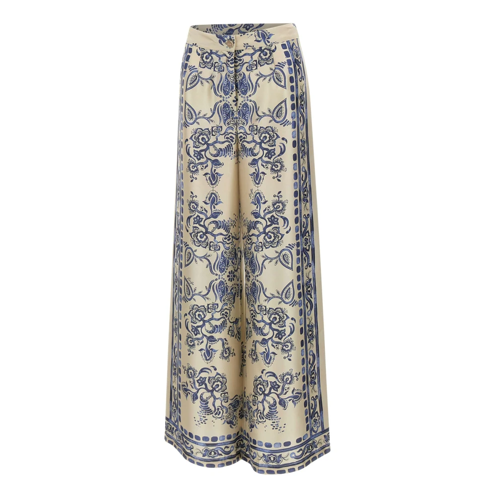 Liu Jo Damen Multicolor Hosen, Mehrfarbig, Xlgröße: